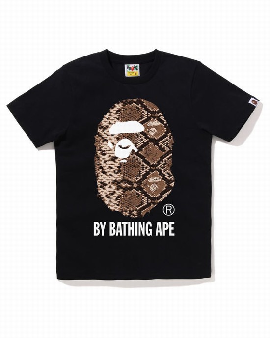 Bape Snake By Bathing Ape Tricko Damske Čierne | SK-0164