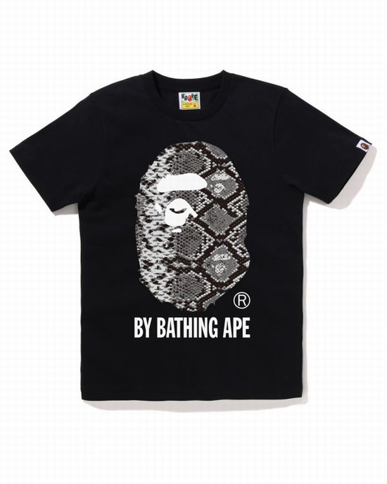 Bape Snake By Bathing Ape Tricko Damske Čierne | SK-7085