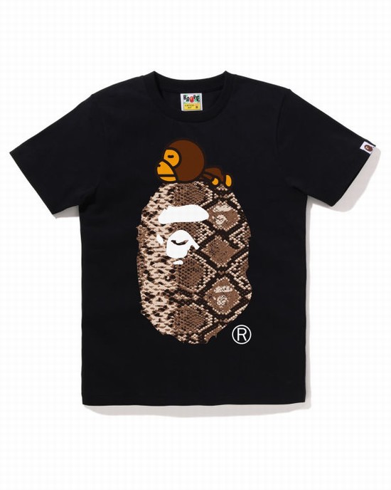 Bape Snake Milo On Big Ape Tricko Damske Čierne | SK-6189