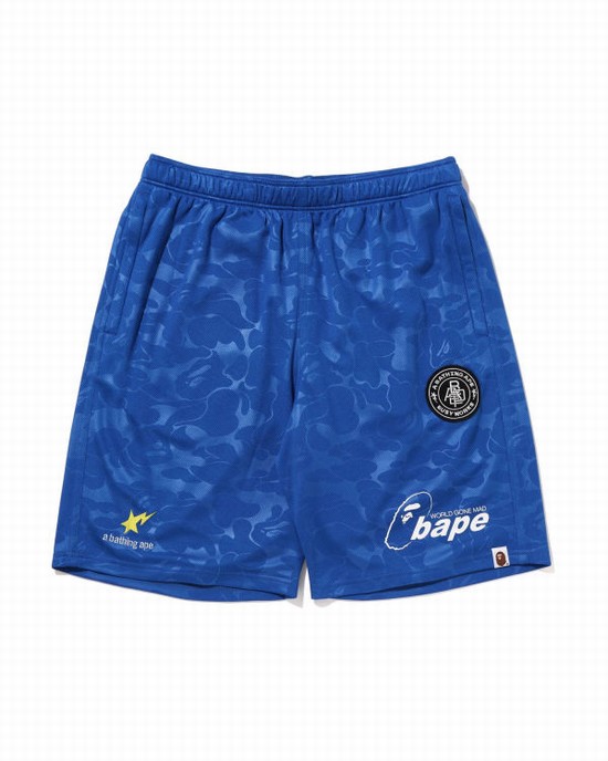 Bape Soccer Game Sortky Panske Modre | SK-8905