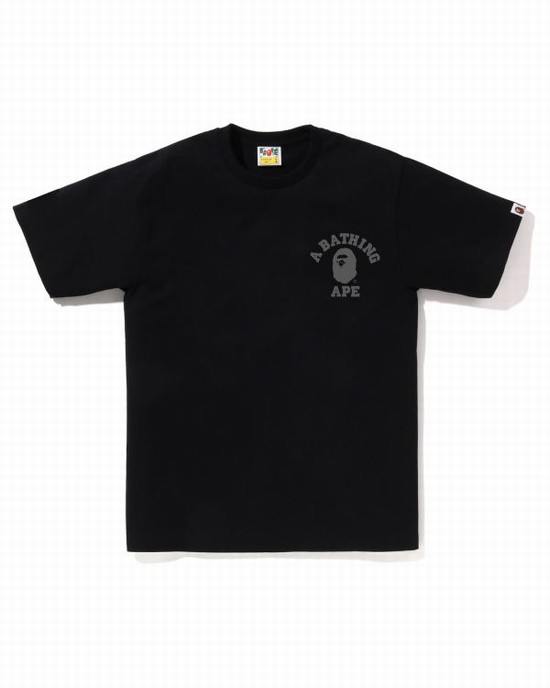 Bape Speed Racer College ATS Tricko Panske Čierne | SK-4610