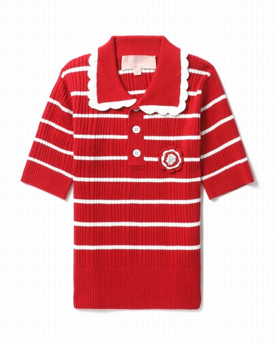 Bape Stripe Tricko Damske Svetlo Červené | SK-1649