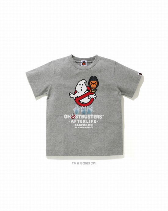 Bape X Ghostbusters Milo Tricko Detske Siva | SK-0528