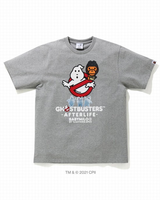 Bape X Ghostbusters Milo Tricko Panske Siva | SK-0783