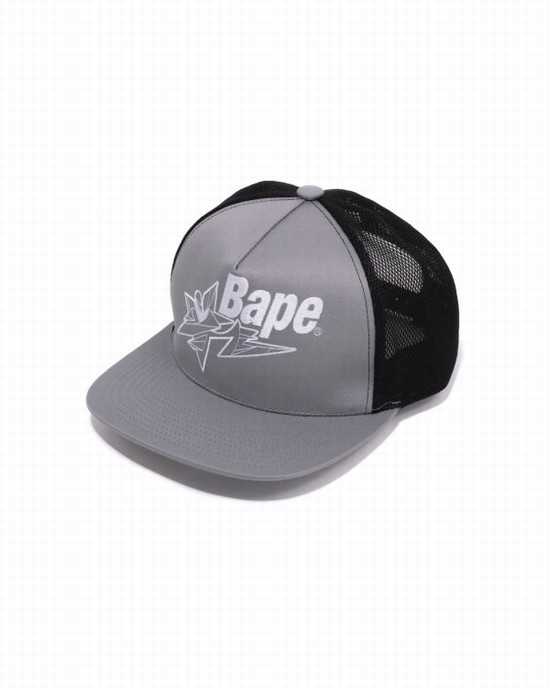 Bape X LDG Mesh Caps Panske Siva | SK-4075