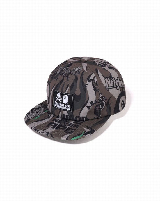 Bape X NBHD Caps Panske Tmavo Hnedožltý | SK-8590