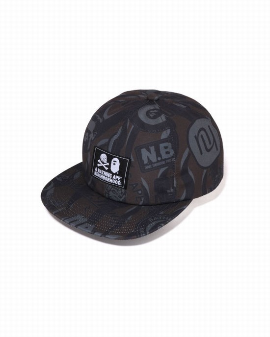 Bape X NBHD Caps Panske Čierne | SK-4085