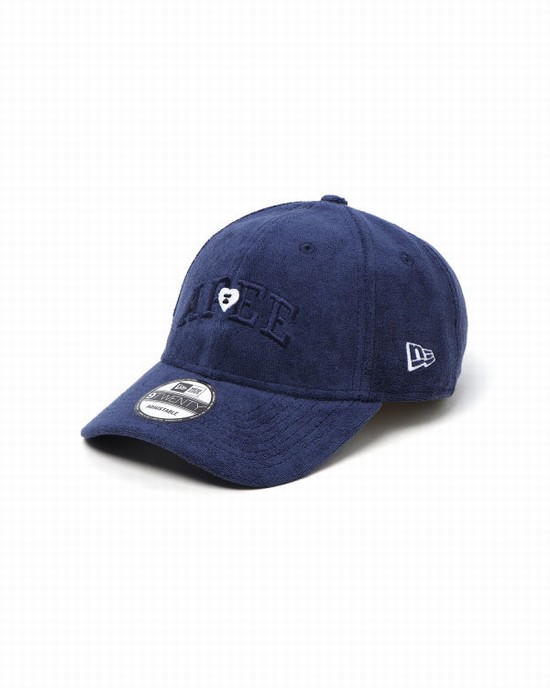 Bape X New Era 9TWENTY logo Caps Damske Modre | SK-5426