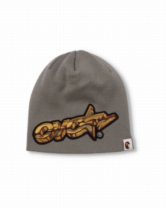 Bape X OVO Caps Panske Siva | SK-3715