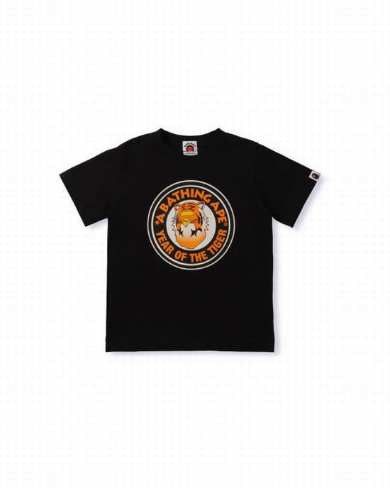 Bape Year Of The Tiger Tricko Detske Čierne | SK-5061