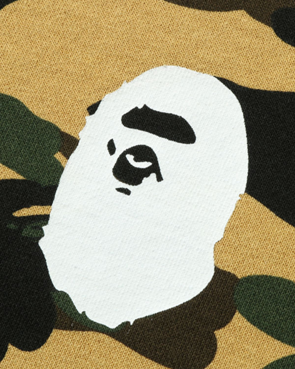 Bape 1st Camo Ape Head Crewneck Jr Mikiny Detske Žlté | SK-4920
