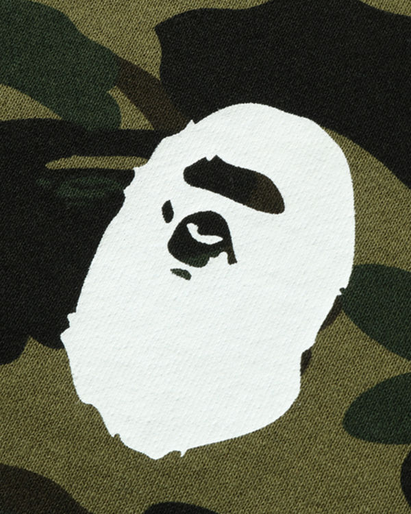 Bape 1st Camo Ape Head Crewneck Jr Mikiny Detske Zelene | SK-7582