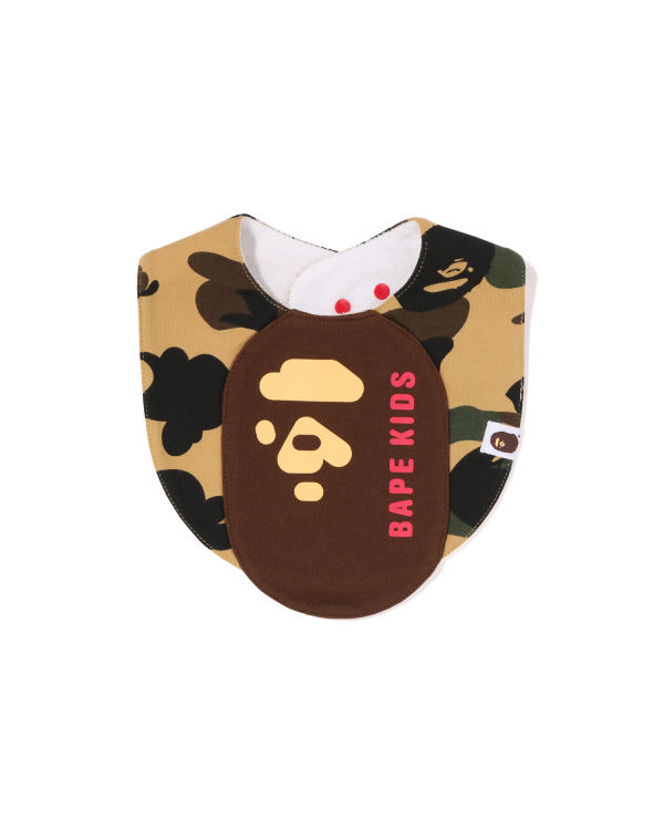 Bape 1st Camo Ape Head Motif Bib Detske Žlté | SK-1590