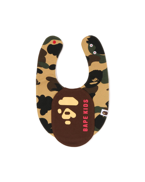 Bape 1st Camo Ape Head Motif Bib Detske Žlté | SK-1590