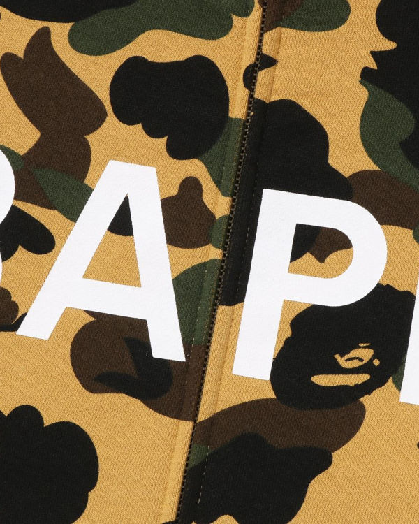 Bape 1st Camo Balaclava Full Zip Mikiny S Kapucňou Panske Žlté | SK-9274
