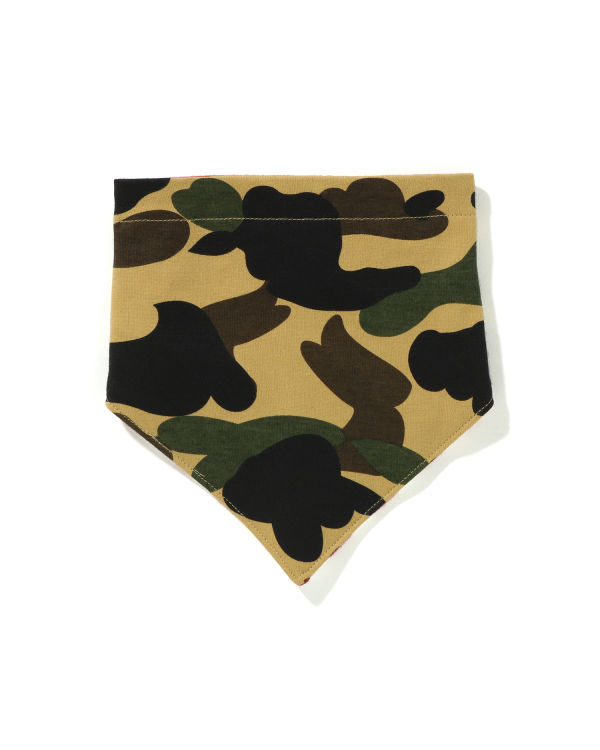 Bape 1st Camo Bandana Bib Detske Žlté | SK-9416