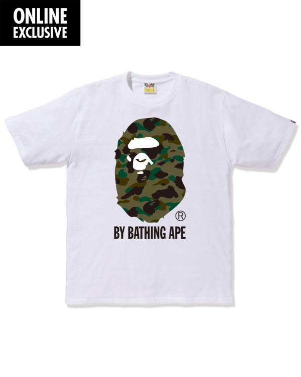 Bape 1st Camo By Bathing Ape Tricko Panske Biele | SK-6274