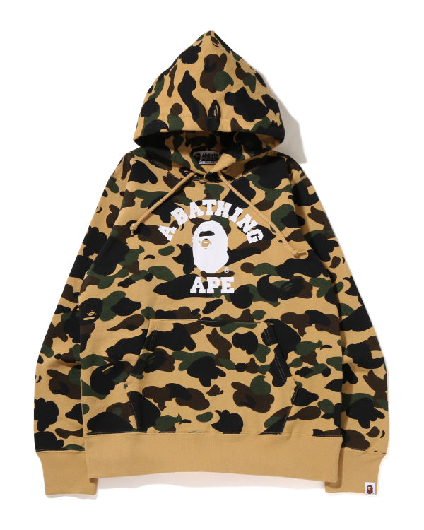 Bape 1st Camo College Pullover Mikiny S Kapucňou Panske Žlté | SK-1738