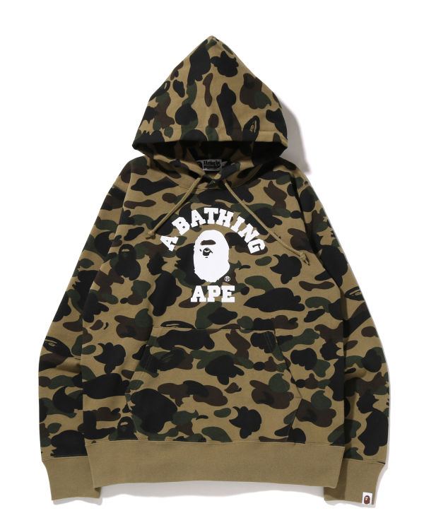 Bape 1st Camo College Pullover Mikiny S Kapucňou Panske Zelene | SK-7846