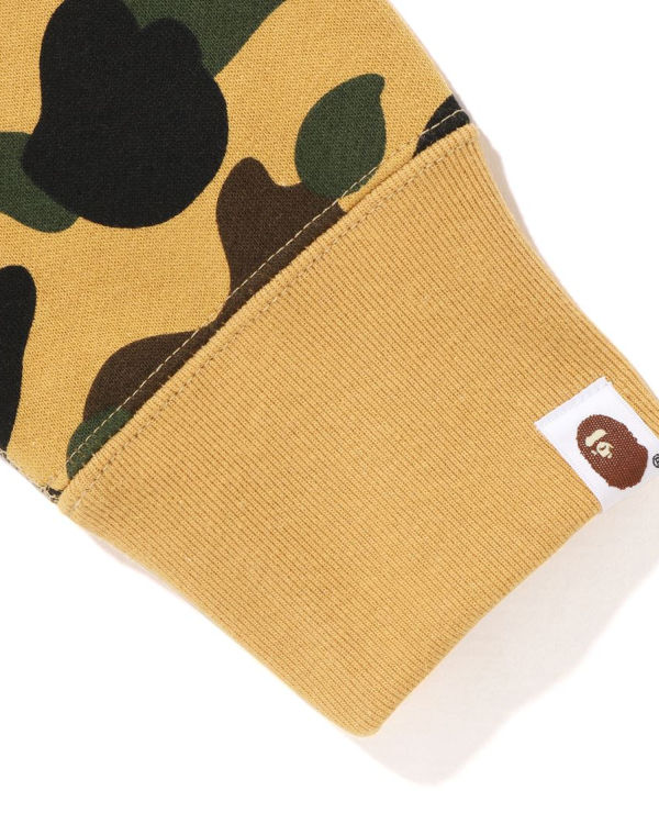 Bape 1st Camo Crewneck Mikiny Panske Žlté | SK-9645