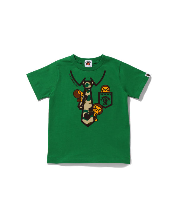 Bape 1st Camo Milo Neck Print Tricko Detske Zelene | SK-1276