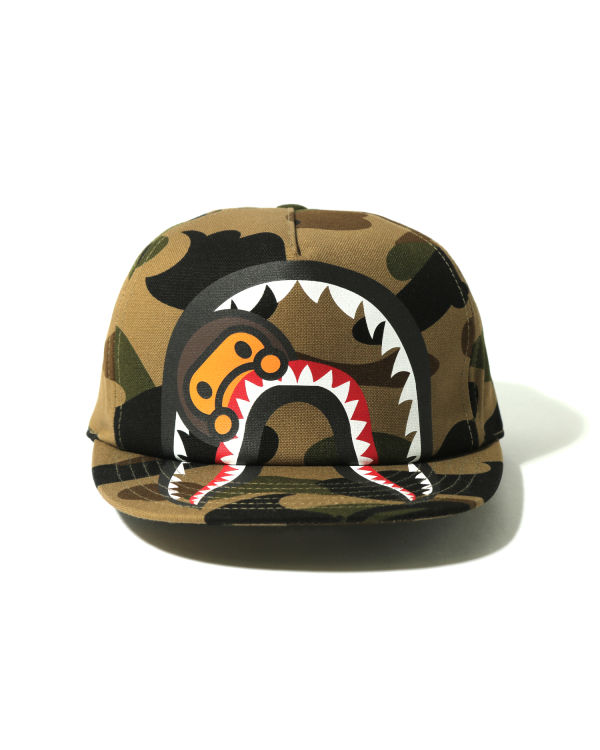 Bape 1st Camo Milo Shark Caps Detske Zelene | SK-3195