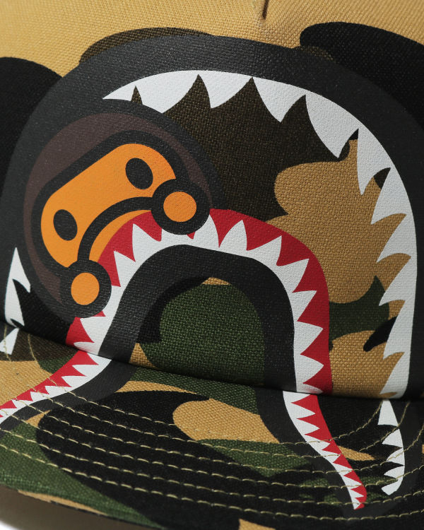 Bape 1st Camo Milo Shark Caps Detske Žlté | SK-3069