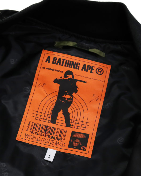 Bape 1st Camo Nylon Twill MA-1 Bundy Panske Zelene | SK-9738