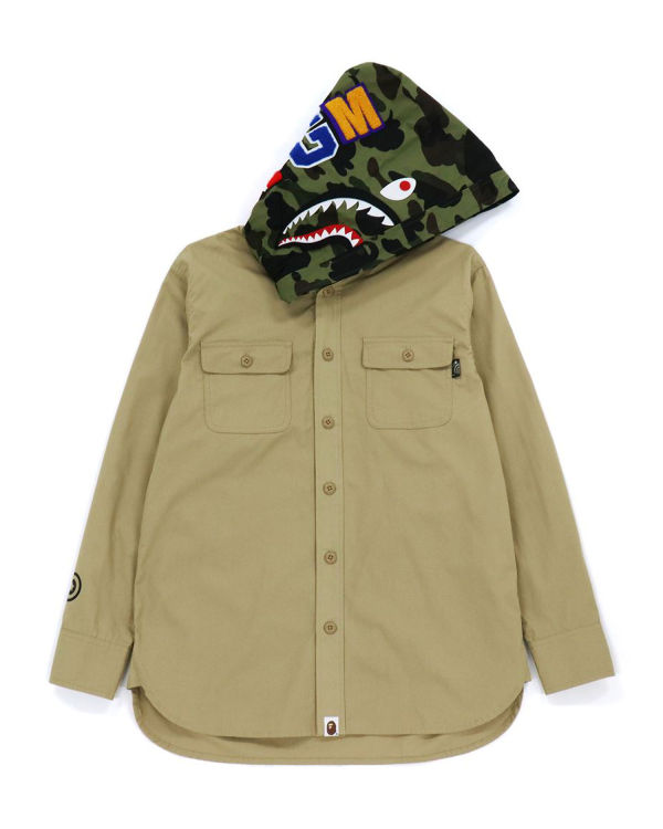 Bape 1st Camo Shark Bundy Damske Béžové | SK-9168