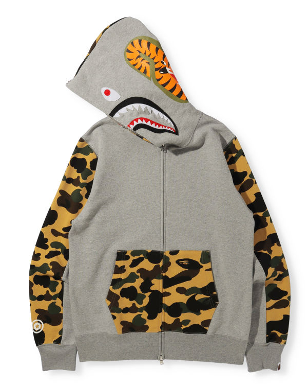 Bape 1st Camo Shark Full Zip Mikiny S Kapucňou Panske Siva | SK-1205