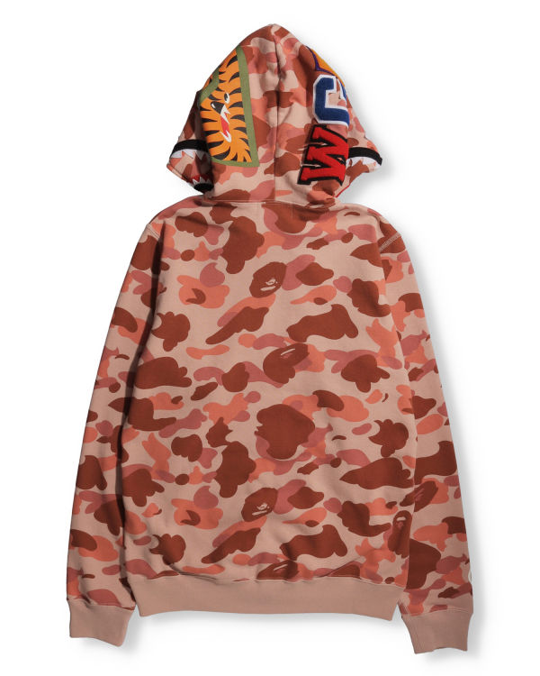 Bape 1st Camo Shark Full Zip Mikiny S Kapucňou Damske Ruzove | SK-2361