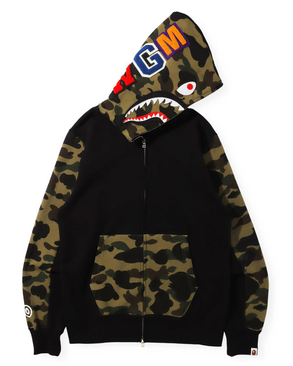 Bape 1st Camo Shark Full Zip Mikiny S Kapucňou Panske Čierne | SK-8496