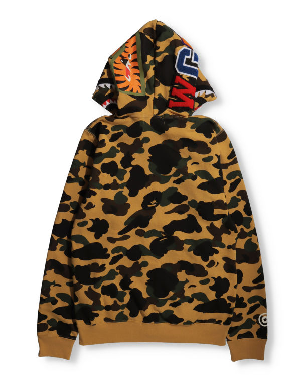 Bape 1st Camo Shark Full Zip Mikiny S Kapucňou Damske Hnedožltý | SK-8627