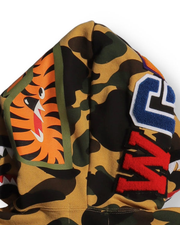 Bape 1st Camo Shark Full Zip Mikiny S Kapucňou Damske Hnedožltý | SK-8627