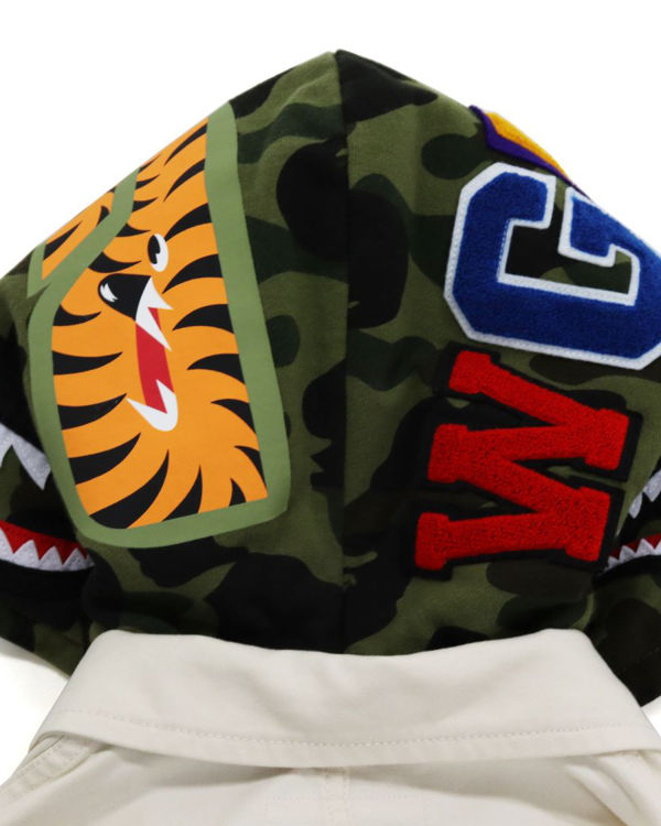 Bape 1st Camo Shark Hood Siroke Topanky Bundy Damske Biele | SK-5619