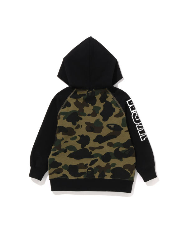 Bape 1st Camo Shark Patch Zip Mikiny S Kapucňou Detske Zelene | SK-2158