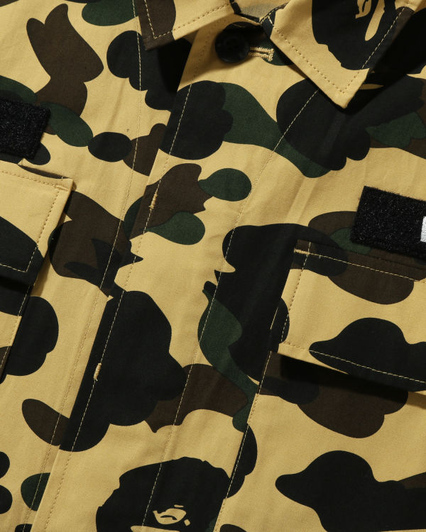 Bape 1st Camo Shark Relaxed Fit Military Kosele Panske Žlté | SK-3694