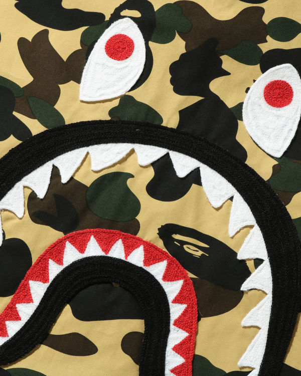 Bape 1st Camo Shark Relaxed Fit Military Kosele Panske Žlté | SK-3694