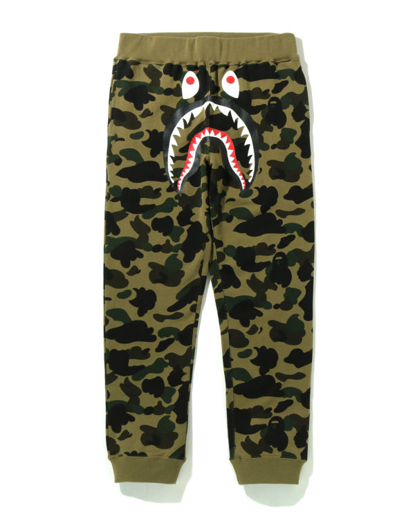 Bape 1st Camo Shark Slim Tepláky Panske Zelene | SK-3104
