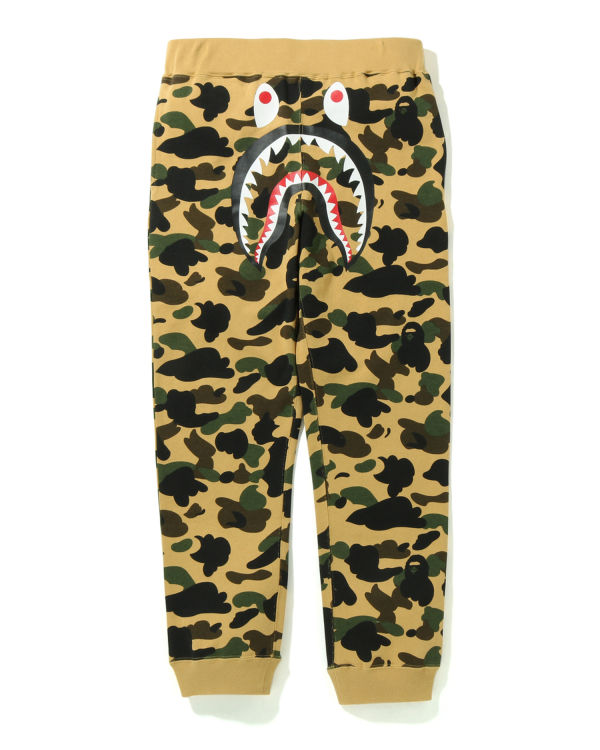 Bape 1st Camo Shark Slim Tepláky Panske Žlté | SK-4691