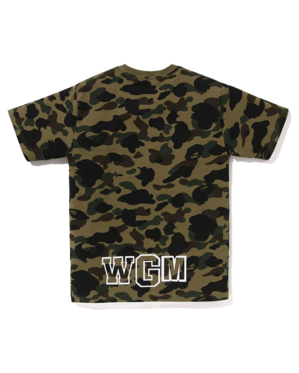 Bape 1st Camo Shark Tricko Panske Zelene | SK-6517
