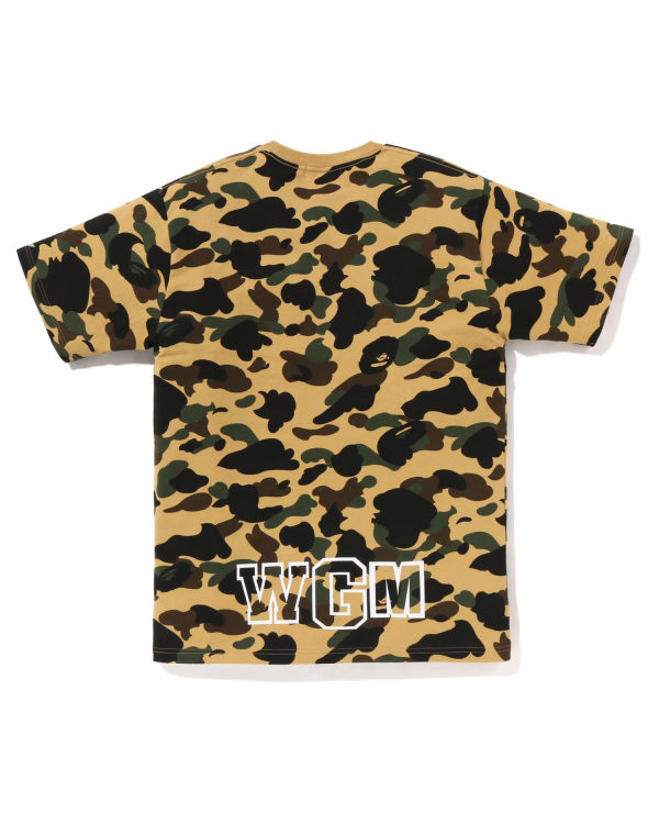 Bape 1st Camo Shark Tricko Panske Žlté | SK-5896