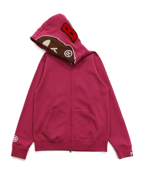 Bape 2nd Ape Full Zip Mikiny S Kapucňou Damske Ruzove | SK-2467
