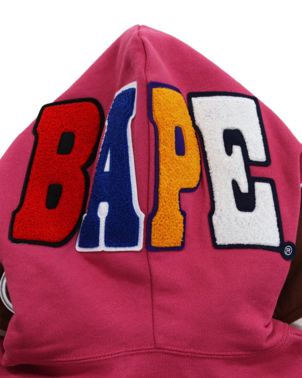 Bape 2nd Ape Full Zip Mikiny S Kapucňou Damske Ruzove | SK-2467