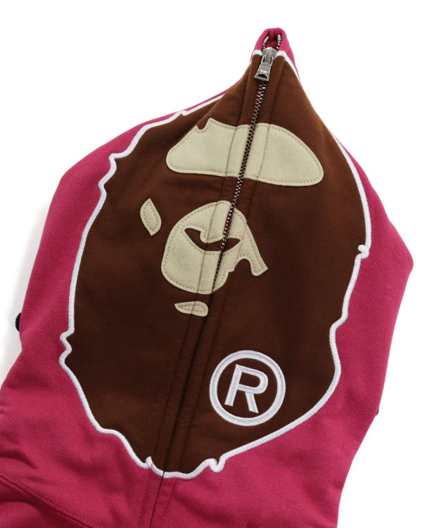 Bape 2nd Ape Full Zip Mikiny S Kapucňou Damske Ruzove | SK-2467