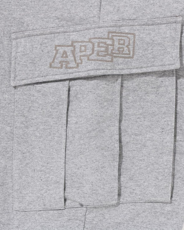 Bape 6 Pocket Relaxed Fit Tepláky Panske Siva | SK-6521