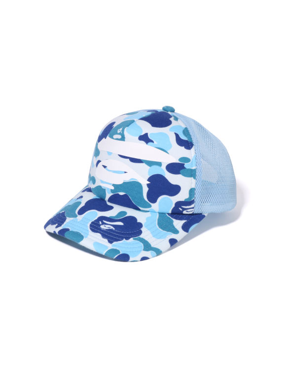 Bape ABC Camo Ape Face Mesh Caps Panske Svetlo Modre | SK-0135