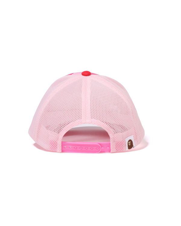 Bape ABC Camo Ape Face Mesh Caps Panske Ruzove | SK-2435