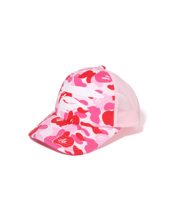 Bape ABC Camo Ape Face Mesh Caps Panske Ruzove | SK-2435