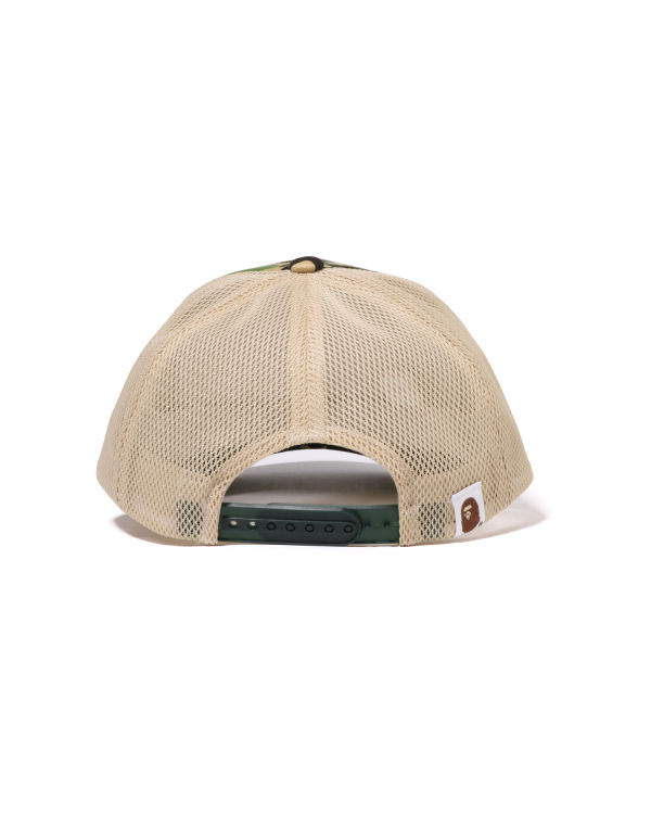 Bape ABC Camo Ape Face Mesh Caps Panske Zelene | SK-6019
